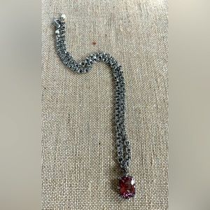 Pink quartz necklace by eSBe/Sara Blaine